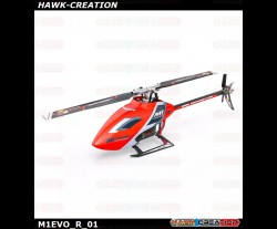 OMPHOBBY M1 EVO Red OMP RX (NO BATTERY, CHEAP SHIPPING COST)