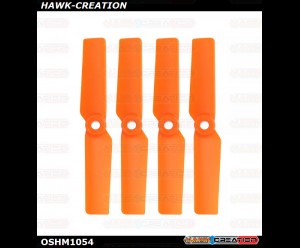 OMPHOBBY M1 Replacement Parts Tail Blade set-Orange OSHM1054