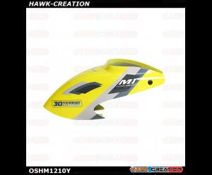 OMPHOBBY M1 EVO Canopy Set Racing Yellow OSHM1210Y