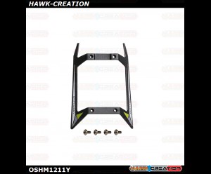 OMPHOBBY M1 EVO Landing Skids Set Racing Yellow OSHM1211Y