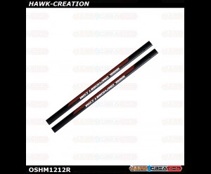 OMPHOBBY M1 EVO Tail Boom (Glamour Red) OSHM1212R