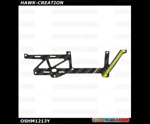 OMPHOBBY M1 EVO Right Carbon Panel (Racing Yellow) OSHM1213Y