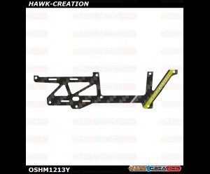 OMPHOBBY M1 EVO Right Carbon Panel (Racing Yellow) OSHM1213Y