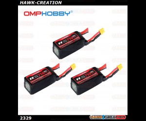 OMPHOBBY M2 EVO 750MaH 3S Battery OSHM2329 X 3 pcs