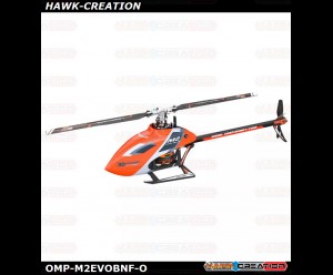 OMPHOBBY M2 RC Helicopter EVO - ORANGE (NO BATTERY, CHEAP SHIPPING COST)