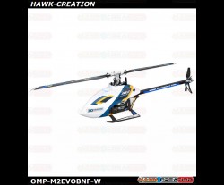 OMPHOBBY M2 RC Helicopter EVO - WHITE (NO BATTERY, CHEAP SHIPPING COST)