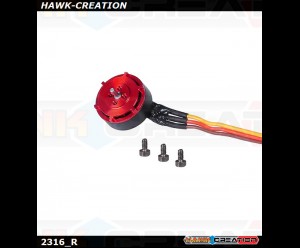 OSHM2316R OMP M2 EVO - Tail Motor set Red