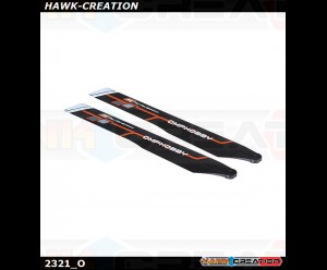 OSHM2321O OMP M2 EVO - Main Blades 190mm Orange