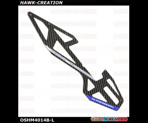 OMP Hobby M4 Left Main Frame - Classic Blue OSHM4014B-L