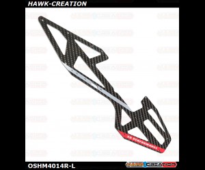 OMP Hobby M4 Left Main Frame - Viva Magenta OSHM4014R-L