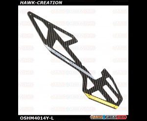 OMP Hobby M4 Left Main Frame - Racing Yellow OSHM4014Y-L