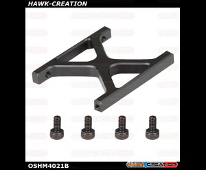 OMP Hobby M4 X Frame Brace Black OSHM4021B