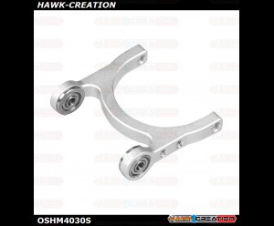 OMP Hobby M4 Tail Bellcrank Silver OSHM4030S