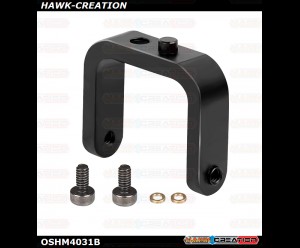 OMP Hobby M4 Tail Bellcrank Base Black OSHM4031B