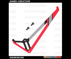 OMP Hobby M4 Tail Fin – Viva Magenta / Red OSHM4034R