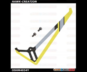 OMP Hobby M4 Tail Fin – Racing Yellow OSHM4034Y