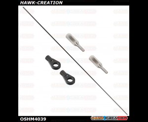 OMP Hobby M4 Tail Linkage Rod Set OSHM4039B