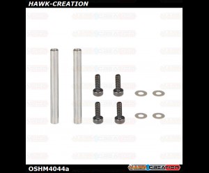OMP Hobby M4 Tail Rotor Spindle Shaft 2 pcs OSHM4044