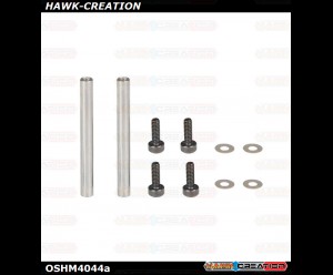 OMP Hobby M4 Tail Rotor Spindle Shaft 2 pcs OSHM4044