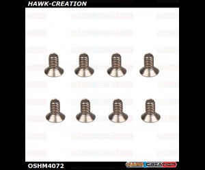 OMP Hobby M4 Countersunk Hex Screw M2.5x5mm OSHM4072