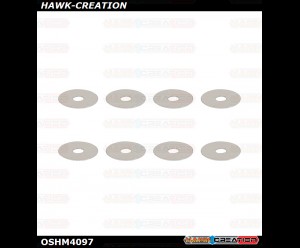 OMP Hobby M4 Washers (2.6mm Tail Blade Spacers) OSHM4097