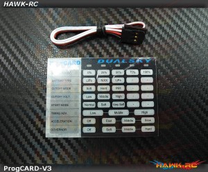 DUALSKY ProgCARD V3, for Ultra Series ESC