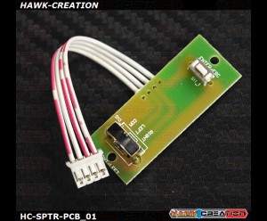 Hawk Creation Roller Sensor PCB Board For Spektrum DX6i,7S,8,9