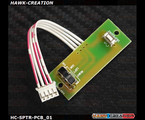 Hawk Creation Roller Sensor PCB Board For Spektrum DX6i,7S,8,9 Hawk Creation Roller Sensor PCB Board For Spektrum DX6i,7S,8,9