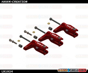 LYNX -  OXY3 - Pro Edition Main Grip - Red, 3Pcs - Set - OXY3