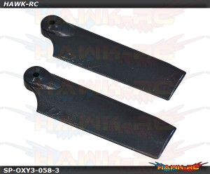 Tail Blade 47mm Black - OXY3