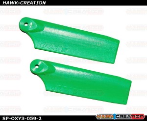 Tail Blade 50mm Green - OXY3