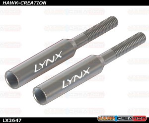 LYNX - LOGO 700 - Tail Push Rod Terminal, 2Pc