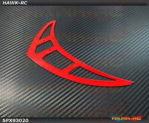 Spedix Neon Red Tail Fin Tailfin - LOGO400/480 Series/Integrated Tail Box