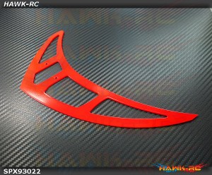 Spedix Neon Red Tail Fin Tail fin - LOGO550~690/SE/SX Series/Integrated Tail Box