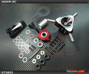 CNC 3 Blades Rotor Head Upgrade Kit (For X7.NX7)