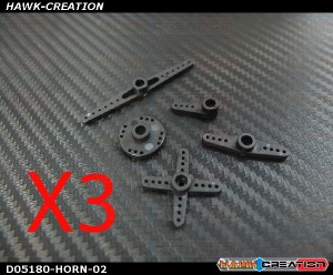 D05180 Strengthen Servo Horn - 3 Sets