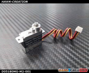 Programable D05180MG-M Full Metal Gear and Metal Top and Lower Case Micro Size Servo180 CFX Hard 3D Edition -Version 2
