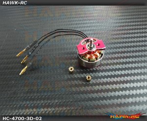 Hawk Creation 4700KV 3S Motor (W/ CNC Motor Mount) - 180 CFX In stock!!!