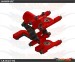 LYNX CNC Front Boom Mount Red - 180CFX