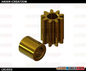 Pinion 9T Mod 0.4 - 2mm Shaft - 180CFX