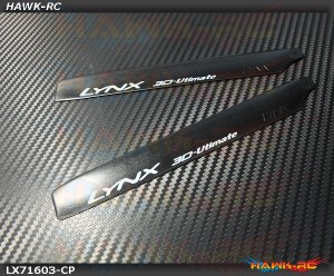 LYNX Carbon-Plastic Main Blade 160mm Black - 180CFX 