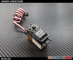 DEKO BL9125 Brushless Digital Standard Size Servo Narrow Band( 0.033s, 7.7kg @ 8.4V )