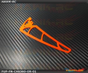 FUSUNO Vertical Fin KDS Chase 360 (Neon Orange)