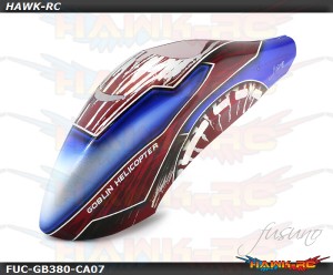 FUSUNO Transnopy Airbrush Fiberglass canopy Goblin 380