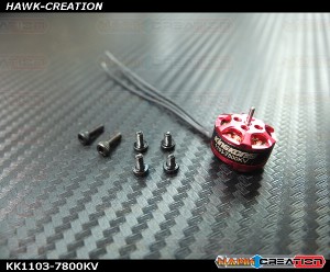 Kingkong 1103 7800KV 1-3S Brushless Motor For 50 80 100 RC Mini Multirotor