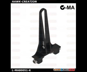 L-MA Precision Aluminum Anti-Rotation Bracket for FW200 - BLACK