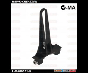 L-MA Precision Aluminum Anti-Rotation Bracket for FW200 - BLACK L-MA Precision Aluminum Anti-Rotation Bracket for FW200 - BLACK