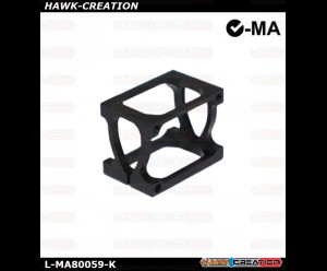 L-MA Precision Aluminum Tail Tube Clip for FW200 - BLACK