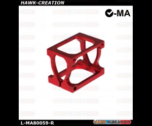 L-MA Precision Aluminum Tail Tube Clip for FW200 - RED