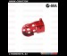L-MA CNC Alu Tail Motor Mount w/CF Ver Fin Set FW200 - RED